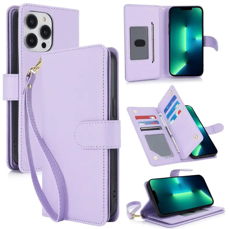 Multi-Card Wallet RFID Leather Phone Case For iPhone 11 Pro Max For iPhone 11 For iPhone 11 Pro - For iPhone 13 Pro