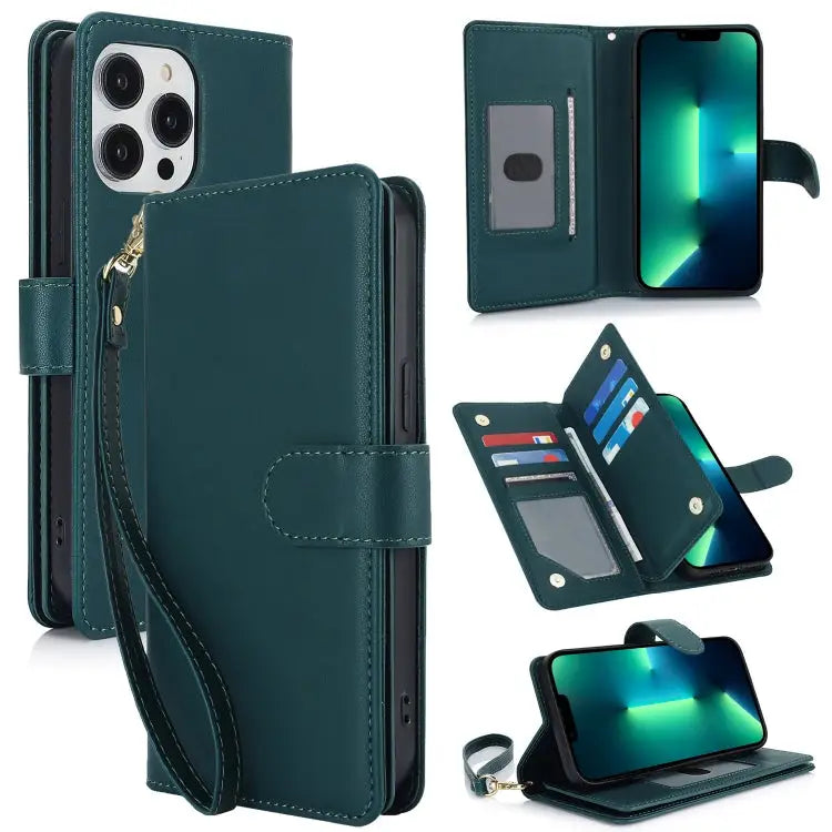 Multi-Card Wallet RFID Leather Phone Case For iPhone 11 Pro Max For iPhone 11 For iPhone 11 Pro - For iPhone 13 Pro