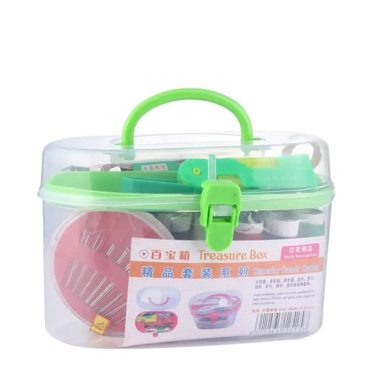 Multi-colorline Needle Wearer Tape Ear Spoon etc Treasure Box Daily Necessities Sewing Box Random Color Delivery