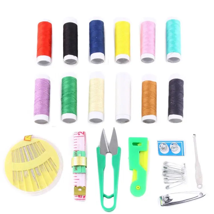 Multi-colorline Needle Wearer Tape Ear Spoon etc Treasure Box Daily Necessities Sewing Box Random Color Delivery