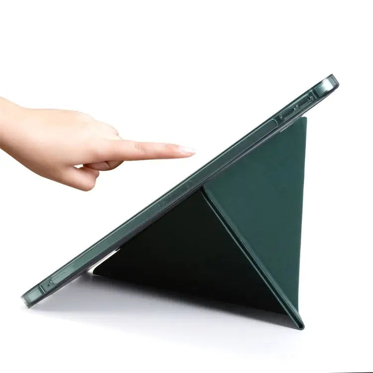 Multi-folding TPU Leather Tablet Case with Holder & Pen Slot For iPad Pro 11 (2020/2018) For iPad Air 13 2024 / Pro