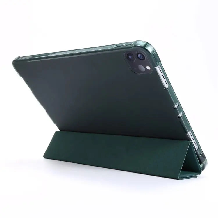 Multi-folding TPU Leather Tablet Case with Holder & Pen Slot For iPad Pro 11 (2020/2018) For iPad Air 13 2024 / Pro