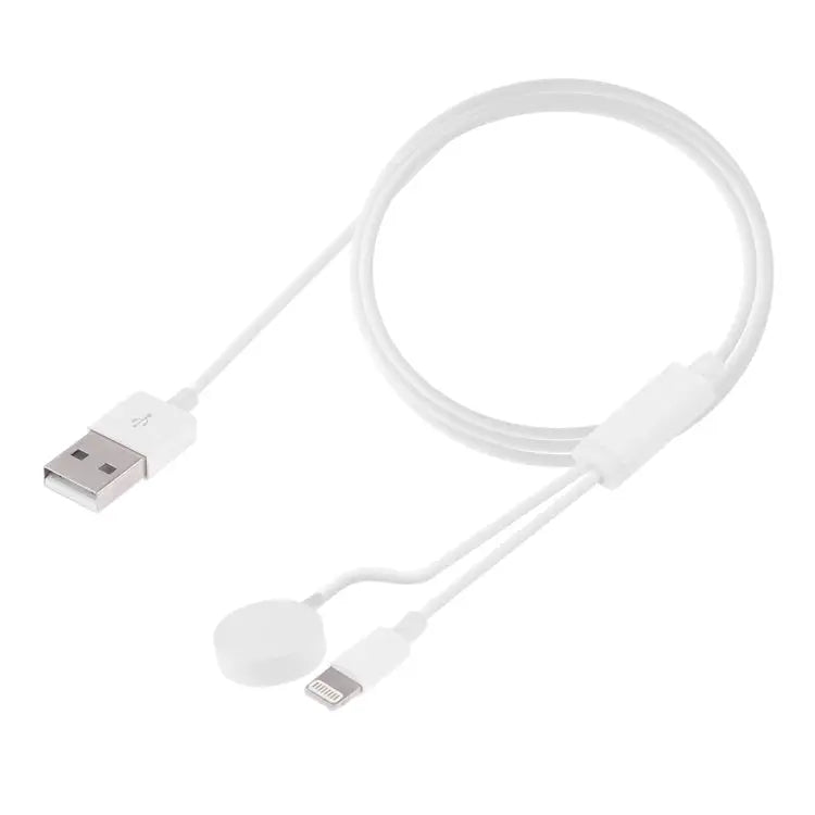 Multi-function 8 Pin Magnetic Charging Cable for iPhone / Apple Watch Length: 1m