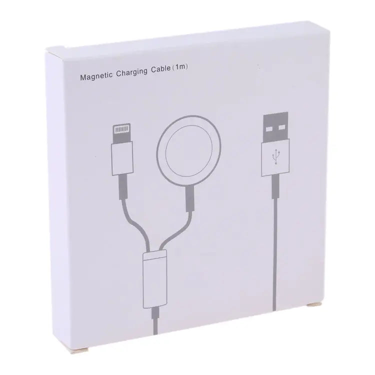 Multi-function 8 Pin Magnetic Charging Cable for iPhone / Apple Watch Length: 1m