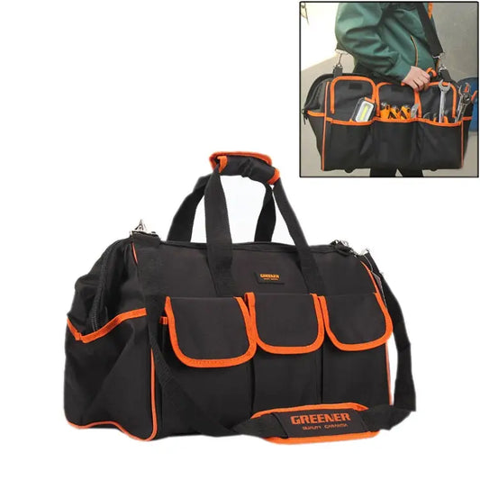 Multi-function Oxford Cloth Electrician Belt Pouch Maintenance Tools Handbag Shoulder Bag Convenient Tool Bag Size: 19