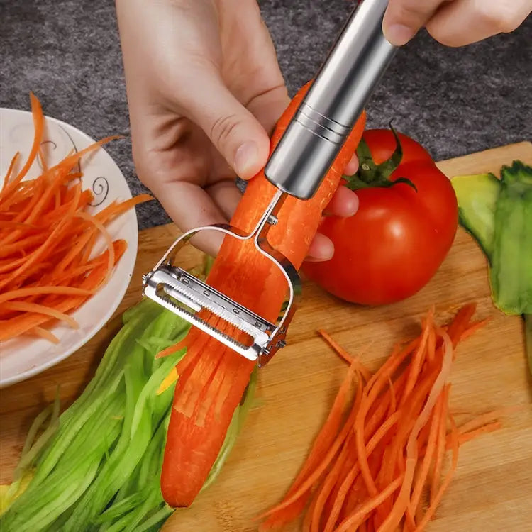 Multifunction Stainless Steel Vegetable Peeler Double Planing Grater 2 PCS Double Planing Grater - 2 PCS Double Planing