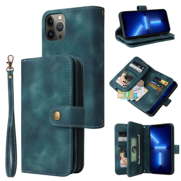 Multifunctional Card Slot Zipper Wallet Flip Leather Phone Case For iPhone 11 For iPhone 11 Pro For iPhone 11 Pro Max