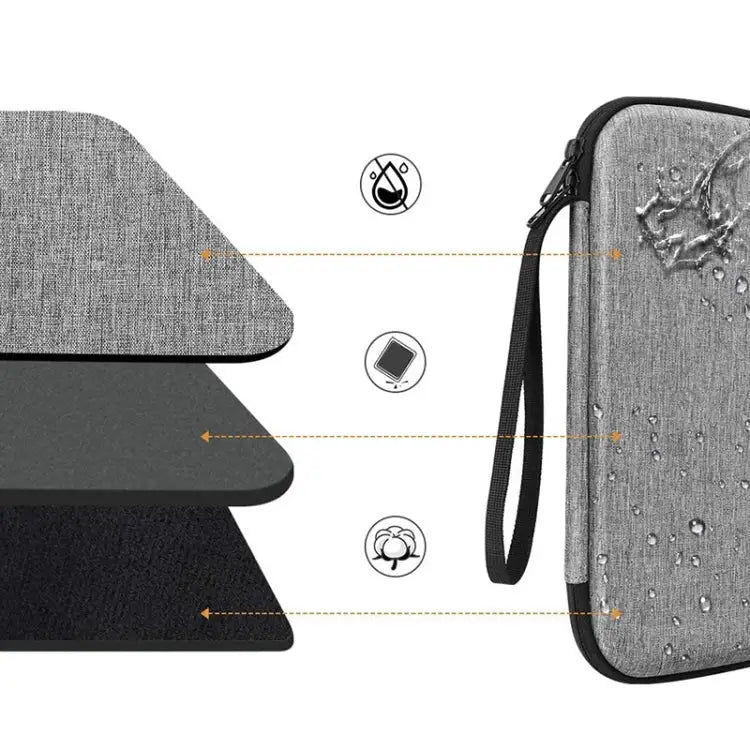 Multifunctional Double-Layer EVA Hard Case Storage Bag For 9.7-11 inch Tablet For 12.9 inch Tablet - For 9.7-11 inch
