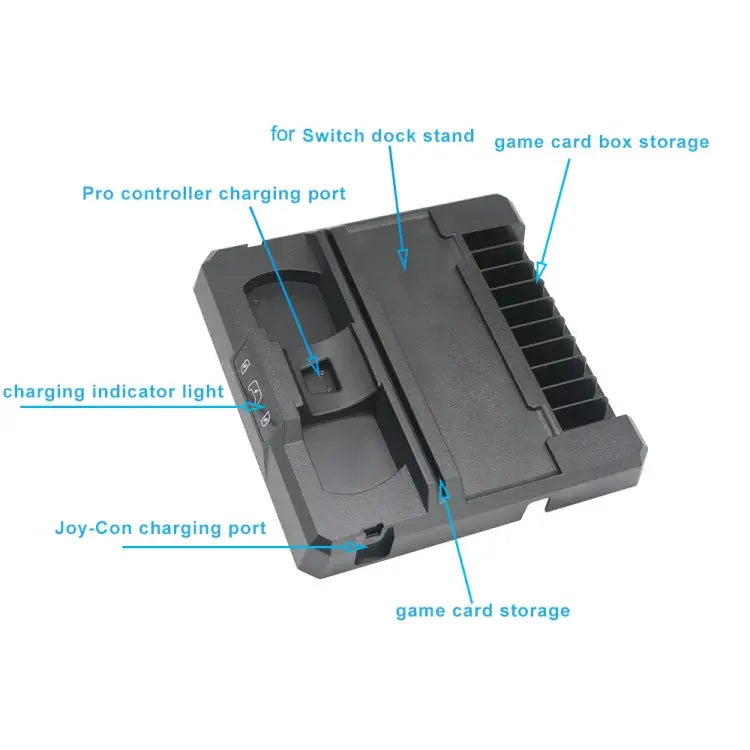 Multifunctional Game Console Handle Charging Base Storage Bracket For Nintendo Switch S053 - S053