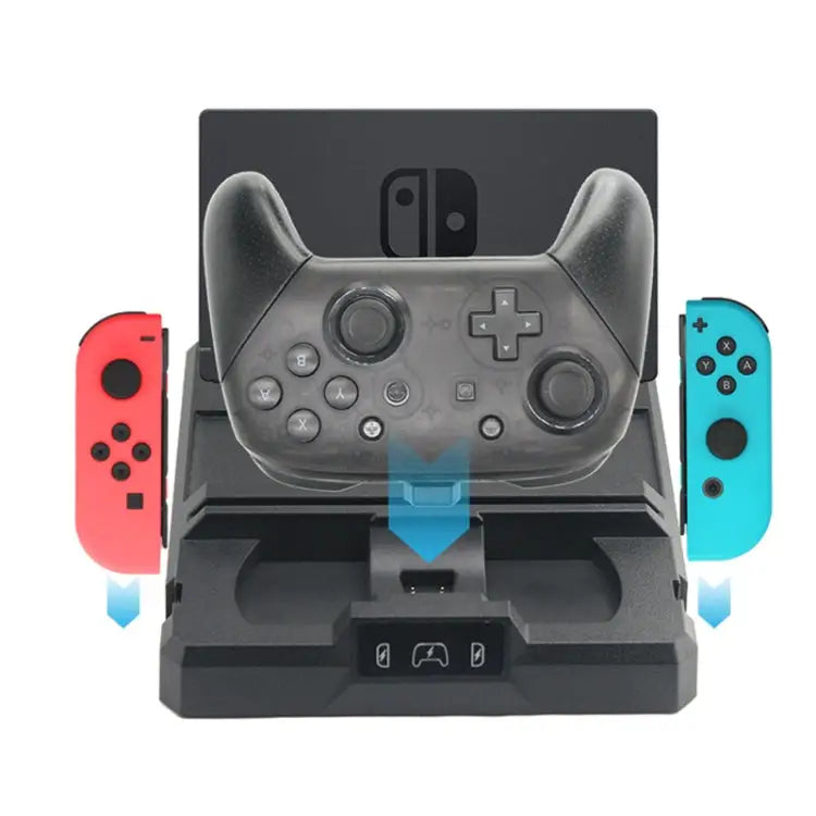 Multifunctional Game Console Handle Charging Base Storage Bracket For Nintendo Switch S053 - S053