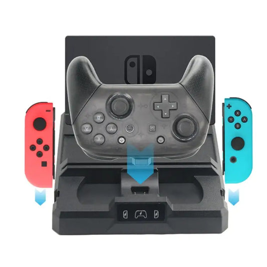 Multifunctional Game Console Handle Charging Base Storage Bracket For Nintendo Switch S053 - S053