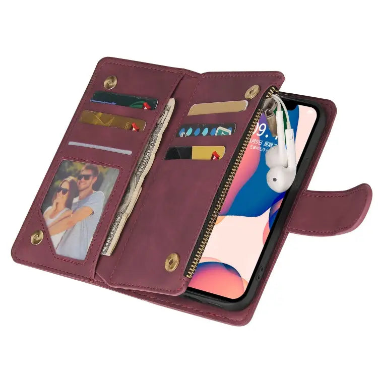 Multifunctional Phone Leather Case with Card Slot For iPhone 14 For iPhone 14 Plus For iPhone 14 Pro For iPhone 14 Pro