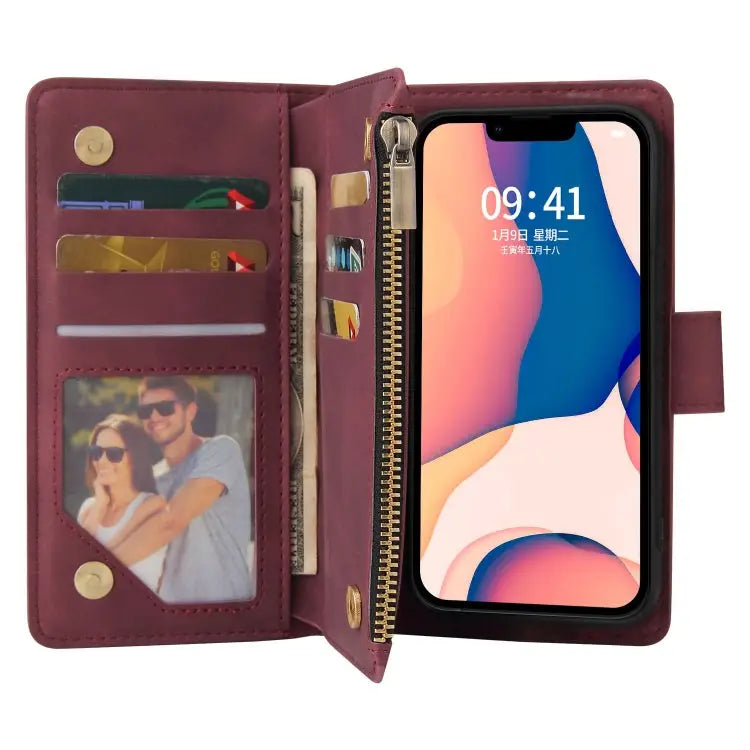 Multifunctional Phone Leather Case with Card Slot For iPhone 14 For iPhone 14 Plus For iPhone 14 Pro For iPhone 14 Pro