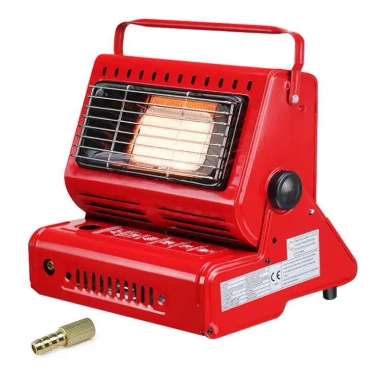 Multifunctional Portable Outdoor Camping Trip Gas Heater Gas Stove Burner Powered by Dual Gas Tank (Not Included)