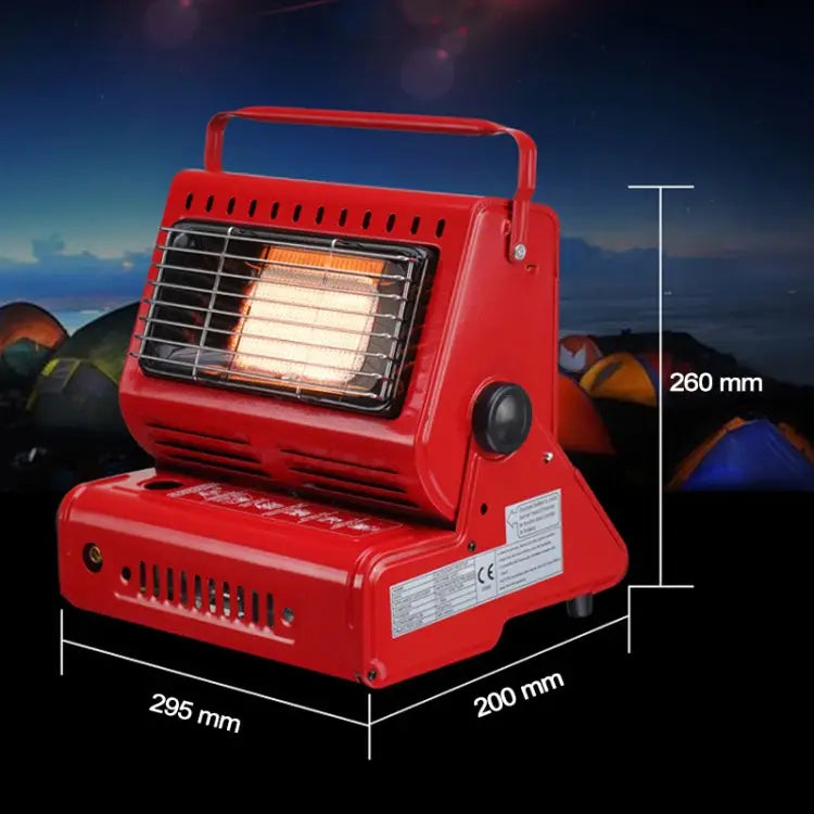 Multifunctional Portable Outdoor Camping Trip Gas Heater Gas Stove Burner Powered by Dual Gas Tank (Not Included)