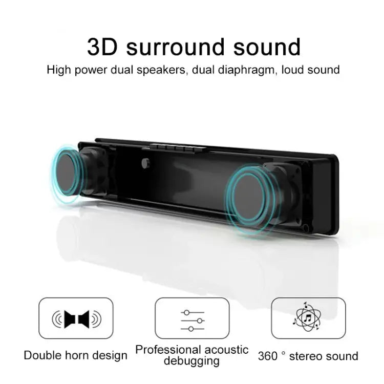 Multifunctional RGB Colorful Light Computer Bluetooth Speaker BT-601 - BT-601
