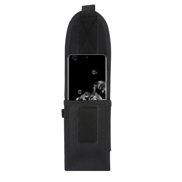 Multifunctional Universal Vertical Nylon Fabric Waist Bag Tactical Belt Bag For 5.3 inch and Below Phones For 6.7 inch