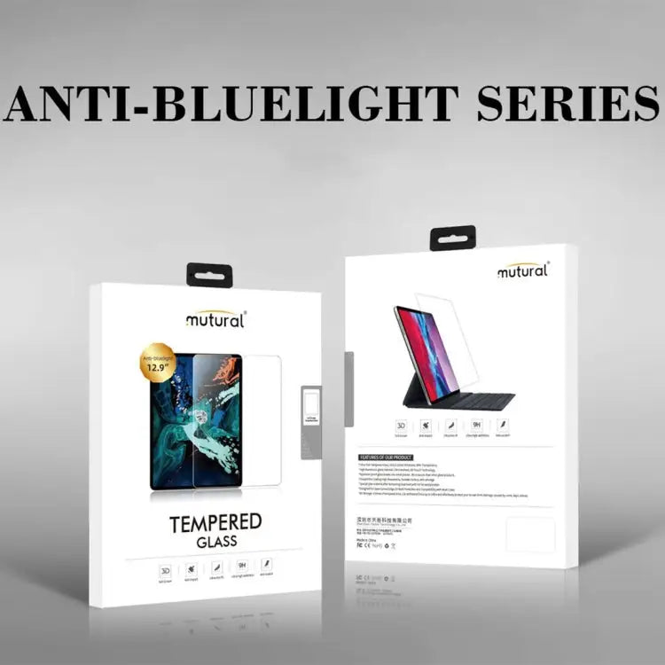 Mutural 9H Anti Blue-ray Tempered Glass Film For iPad 10.2 2019 For iPad Pro 10.5 2019/2017 & Air (2019) For iPad Pro