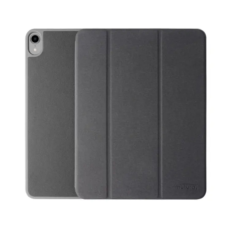 Mutural Exquisite Series Cloth Texture PU + TPU Leather Case for iPad Pro 12.9 inch (2018) with 3-Fold Holder & Pen