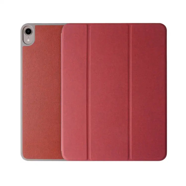 Mutural Exquisite Series Cloth Texture PU + TPU Leather Case for iPad Pro 12.9 inch (2018) with 3-Fold Holder & Pen