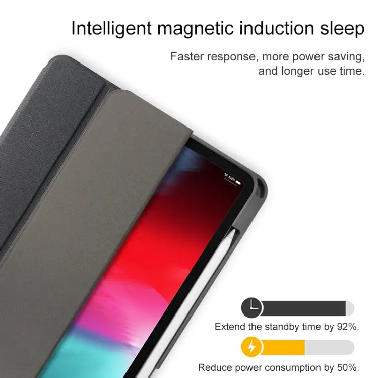 Mutural YASHI Series Ultra-thin TPU + PU Horizontal Flip Leather Case with Holder & Sleep / Wake-up Function & Pen Slot