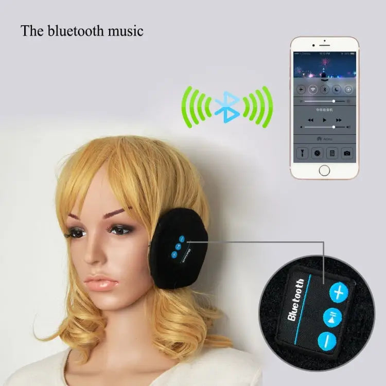My-Call Bluetooth V3.0 Headset Warm Winter Earmuff for iPhone 6 & 6s / iPhone 5 & 5S / iPhone 4 & 4S and Other