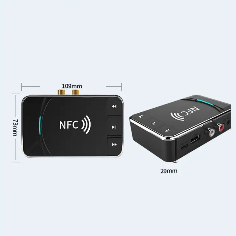 N100 NFC Desktop Bluetooth 5.0 Receiver & Transmitter Car Bluetooth Speaker Audio Adapter N100 - N100