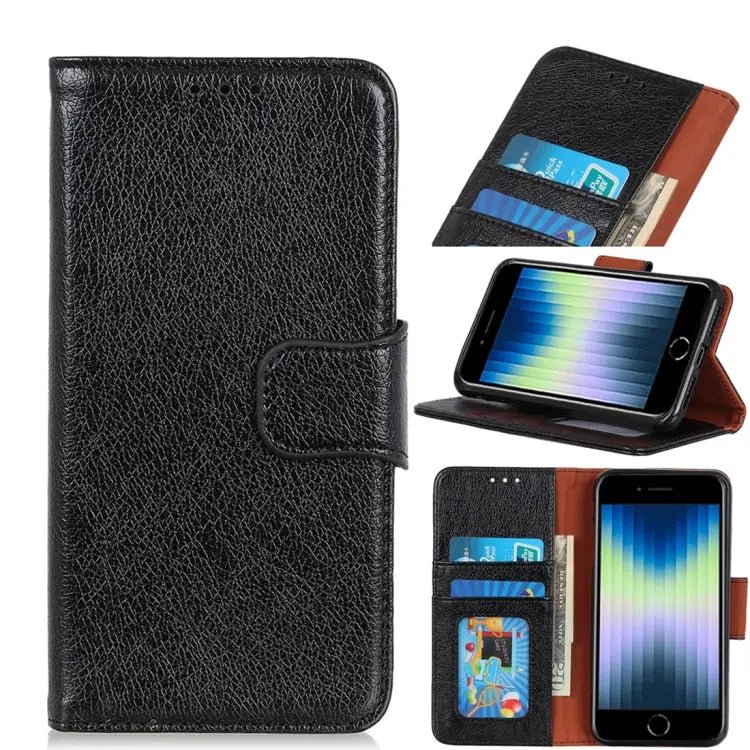 Napa Texture Horizontal Flip Leather Case with Holder & Card Slot & Wallet For Alcatel 1SE 2020 For HTC Desire 20 Pro