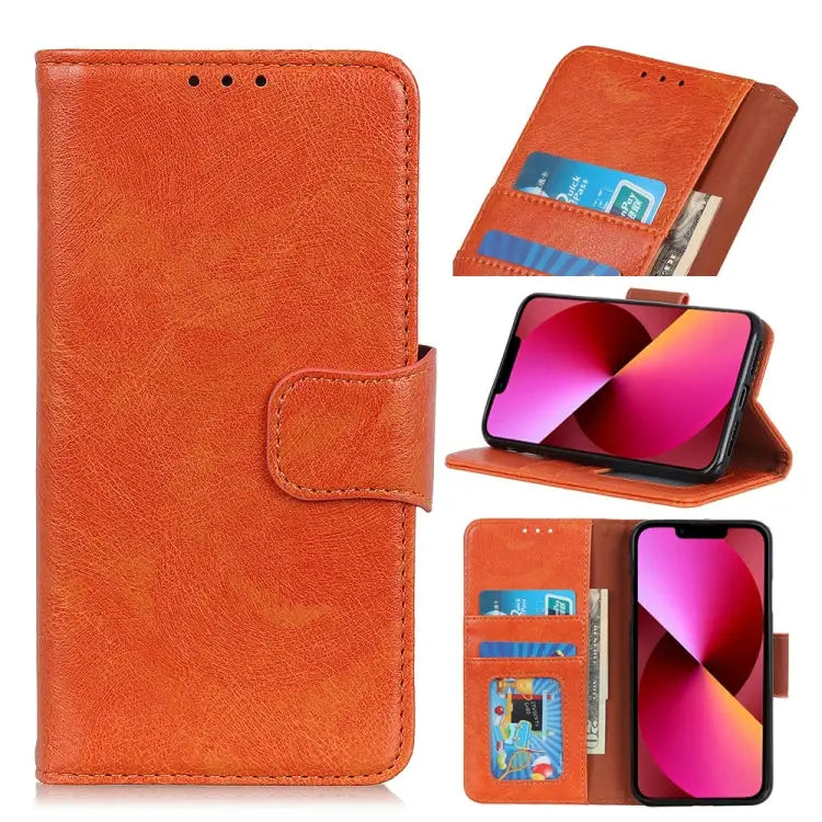 Nappa Texture Horizontal Flip Leather Case with Holder & Card Slots & Wallet For iPhone 13 mini For iPhone 13