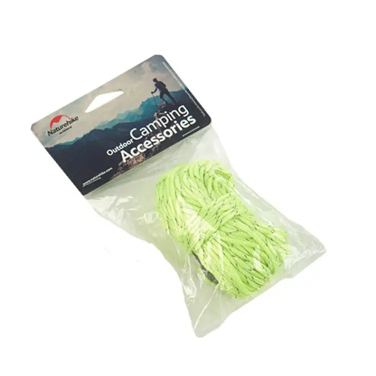 Naturehike NH15A001-G Outdoor Camping 4*4 Tent Awning Reflective Rope Runners Guy Line Cord Paracord Random Color