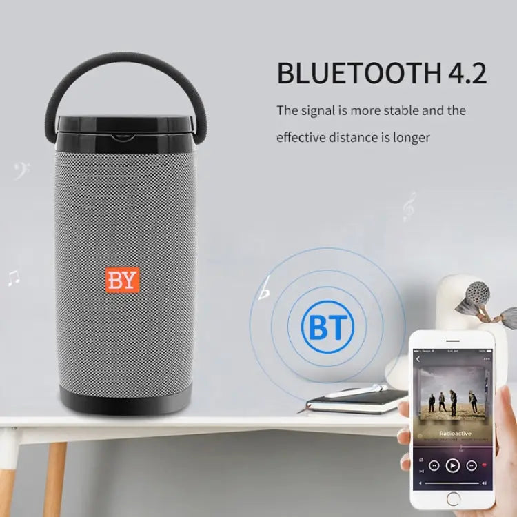 NBY 6650 Portable Multi-function Bluetooth Speaker 3D Surround Stereo Sound Support Wireless Charging - Apple