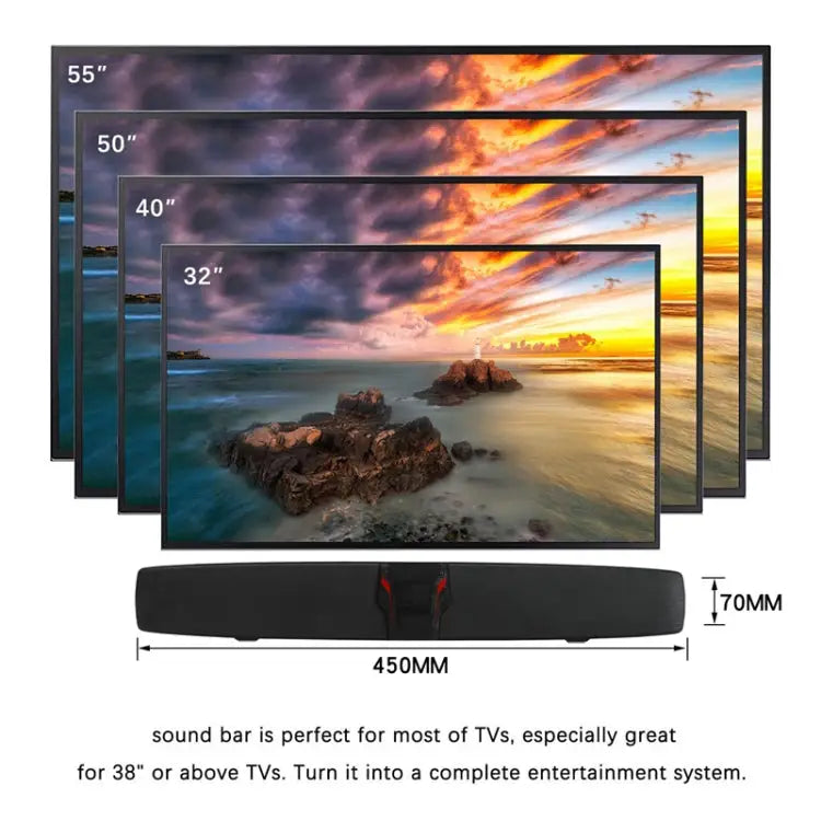 New Rixing NR7017 TWS Portable 10W Stereo Surround Soundbar Bluetooth Speaker with Microphone - Apple Accessories