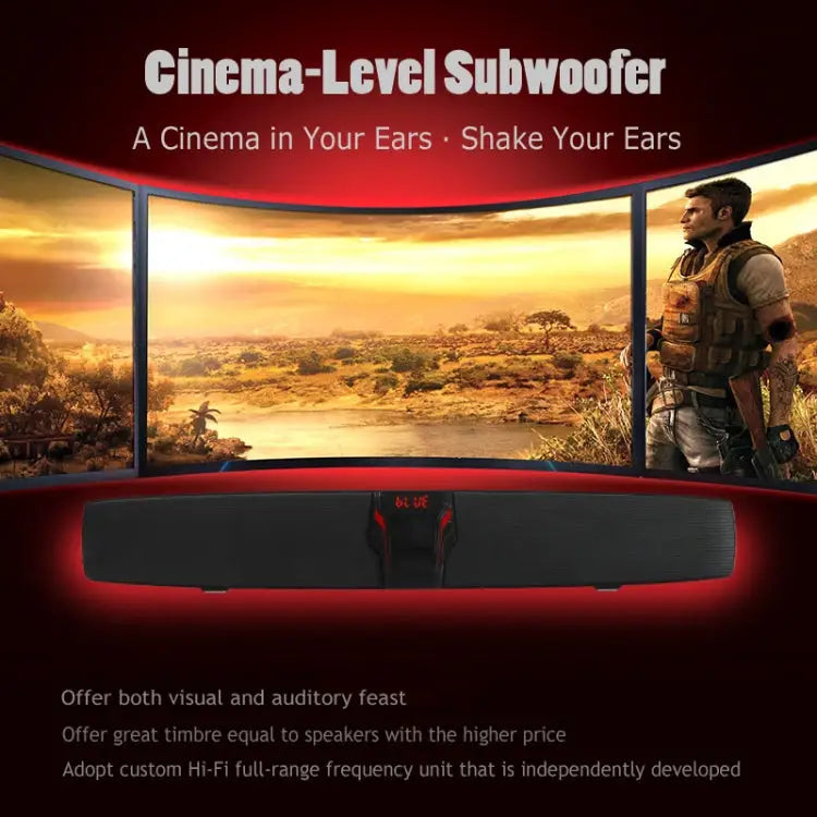 New Rixing NR7017 TWS Portable 10W Stereo Surround Soundbar Bluetooth Speaker with Microphone - Apple Accessories