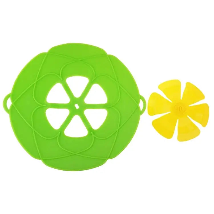 New Spill-Proof Anti-Flutter and Heat-Resistant Silicone Pot Cover (Ramdom Color Delivery)