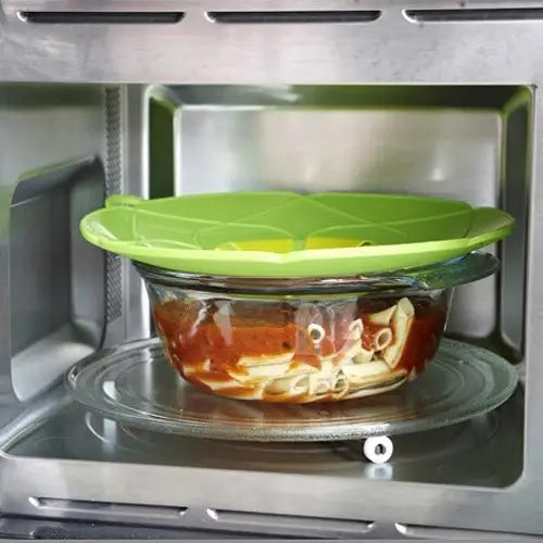 New Spill-Proof Anti-Flutter and Heat-Resistant Silicone Pot Cover (Ramdom Color Delivery)