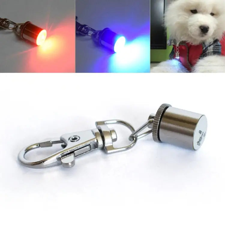 New Style Cylinder Shaped Pet Dog Two Colors Blinking Pendant Hanging Ornament Blinking Pendant - Blinking Pendant