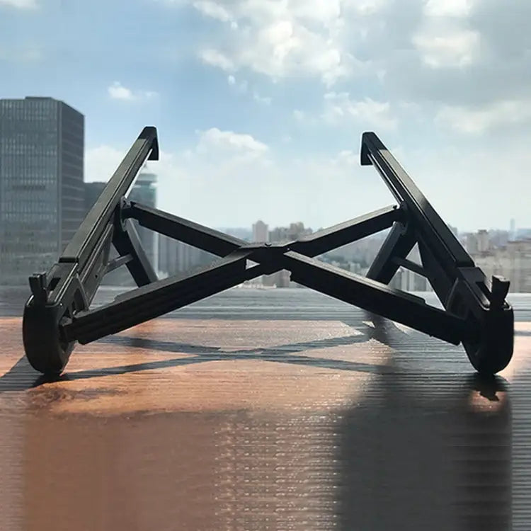 NEXSTAND Laptop Height Extender Holder Stand Folding Portable Computer Heat Dissipation Bracket Size: 27x3.9x3.6cm