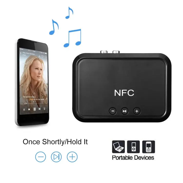 NFC Desktop Bluetooth Music Receiver 4.1 Bluetooth Adapter USB Drive Reads Bluetooth Speaker B10 - B10 - Apple