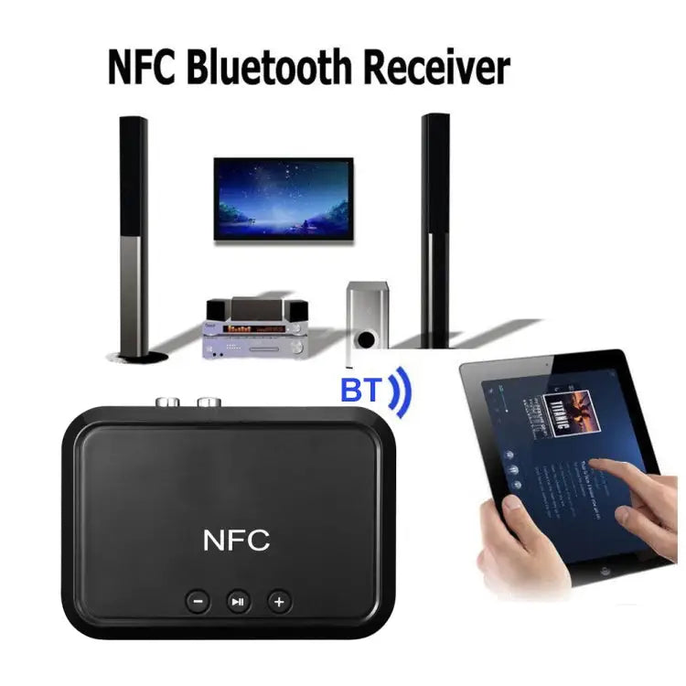 NFC Desktop Bluetooth Music Receiver 4.1 Bluetooth Adapter USB Drive Reads Bluetooth Speaker B10 - B10 - Apple