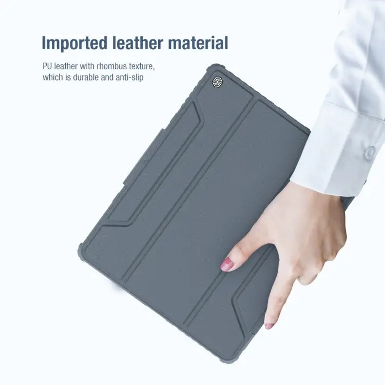 NILLKIN Bumper Pro Horizontal Flip Leather Case with Pen Slot & Holder & Sleep / Wake-up Function For iPad Pro 12.9