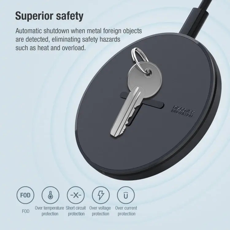 NILLKIN MC026 Portable Button Fast Charging Wireless Charger - Apple Accessories