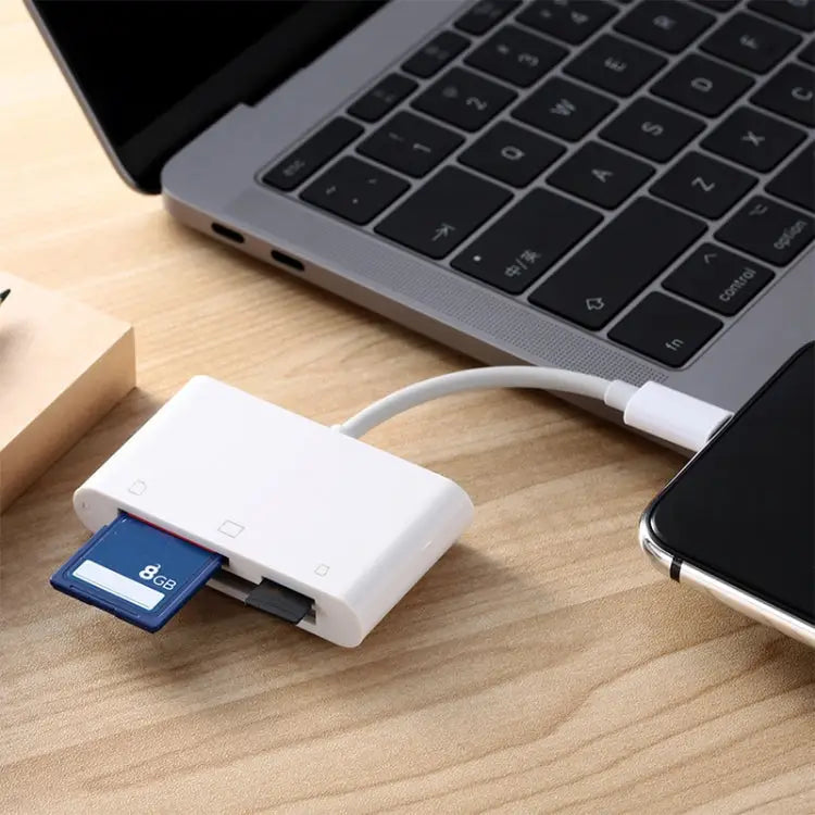 NK-1011 3 in 1 CF Card / TF Card / SD Card Reader For 8 Pin Devices NK-1011 - NK-1011