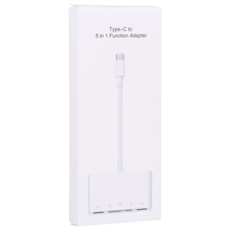 NK-1032TC 5 in 1 USB-C Male to SD / TF / 2xUSB / Type-C Female Adapter NK1032TC - NK1032TC