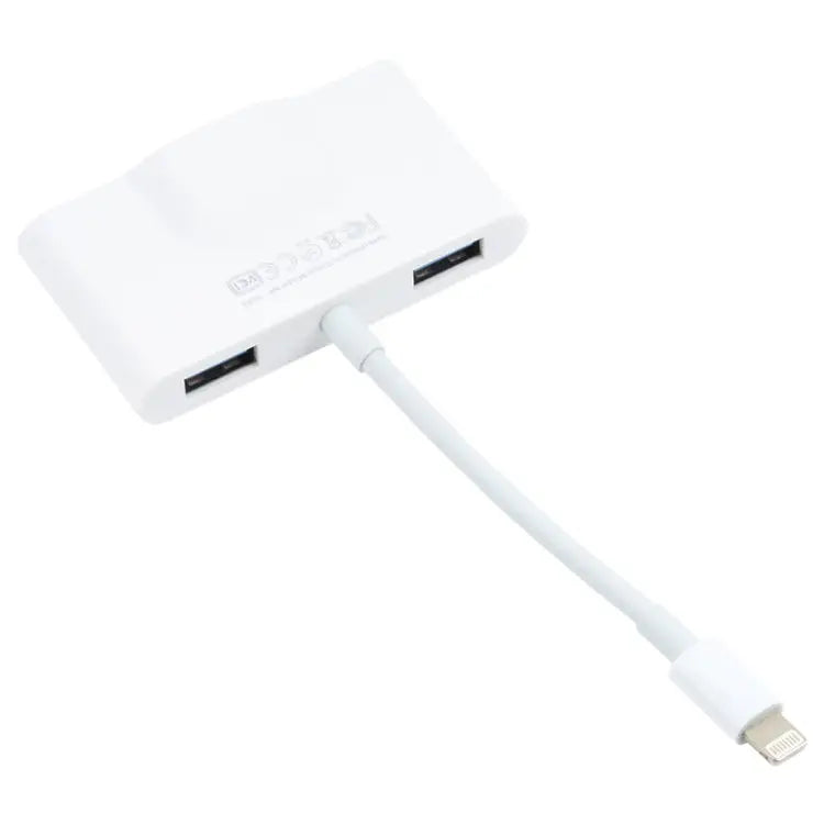 NK-1033 5 in 1 8 Pin Male to Dual USB + 3.5mm AUX + Ethernet + 8 Pin Power Female Adapter NK-1033 - NK-1033