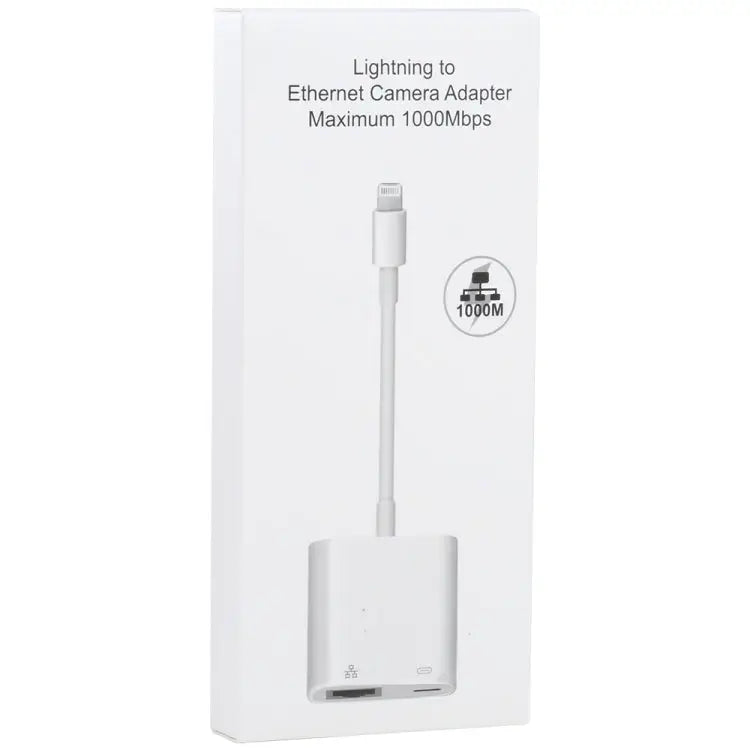 NK-1035H 2 in 1 8 Pin Male to 1000M Ethernet + 8 Pin Power Female Adapter NK-1035H - NK-1035H