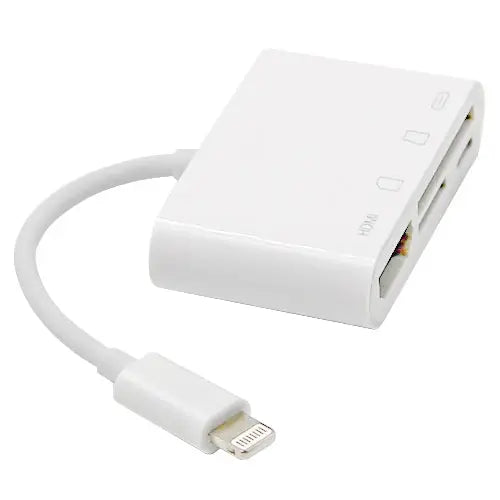 NK-103C 4 In 1 8 Pin to HDMI Multi-function Mobile Phone Converter Adapter - NK-103C