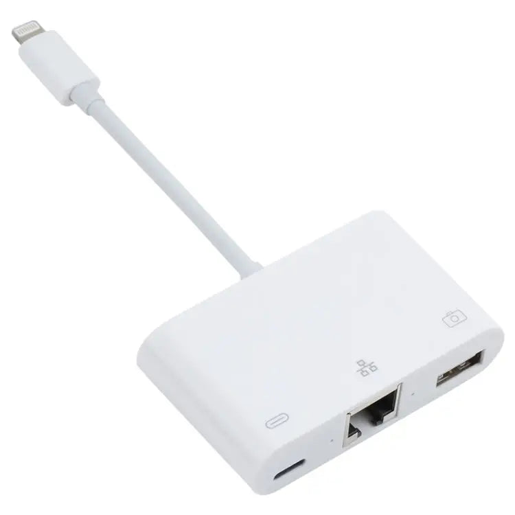 NK-107 3 in 1 8 Pin Male to USB + 1000M Ethernet + 8 Pin Power Female Adapter NK-107 - NK-107