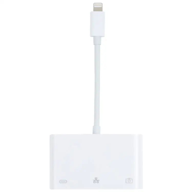 NK-107 3 in 1 8 Pin Male to USB + 1000M Ethernet + 8 Pin Power Female Adapter NK-107 - NK-107