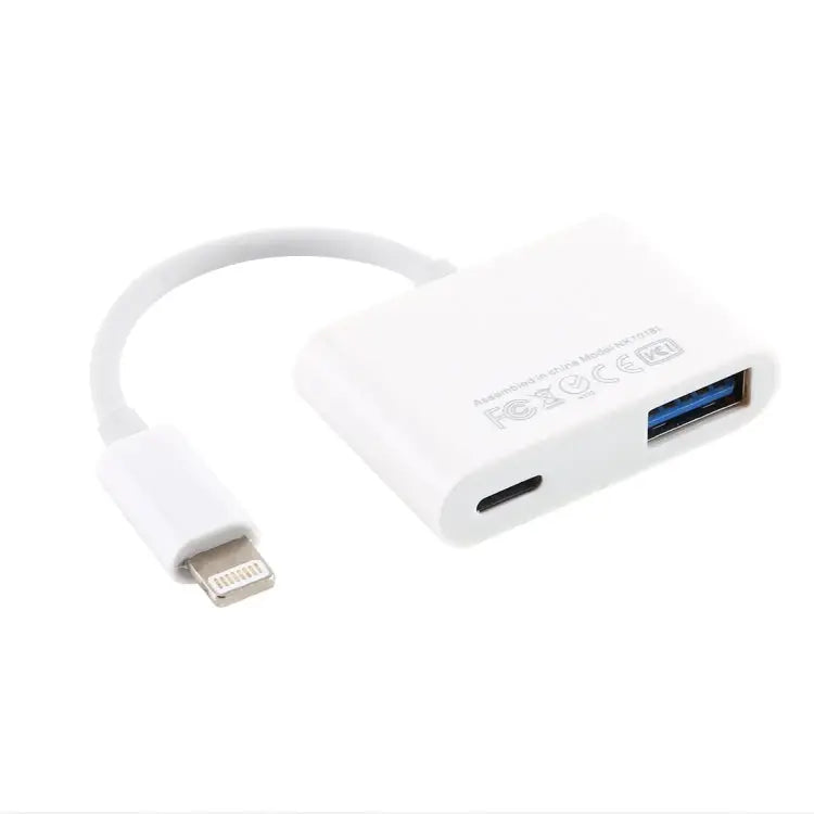 NK101 8 Pin to USB Camera Reader Adapter Compatible with IOS 9.1 and Above Systems - NK101