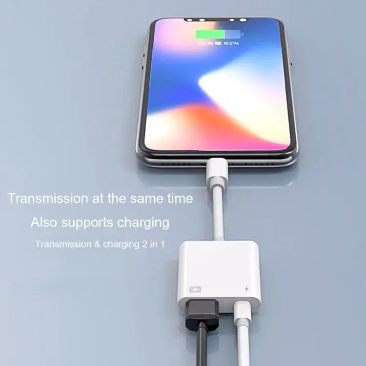 NK101 8 Pin to USB Camera Reader Adapter Compatible with IOS 9.1 and Above Systems - NK101
